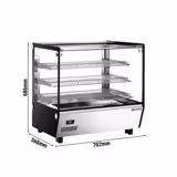 Tafelmodel warmhoudvitrine - 120 liter