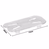 (6 pièces) CAMBRO | Camview® - Égouttoir GN en copolymère 1/9 - Transparent - Sans BPA