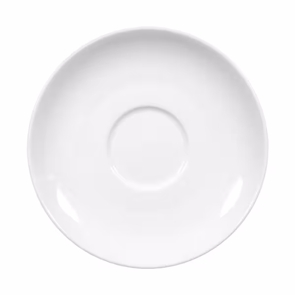 (6 pcs) SELTMANN WEIDEN | Porcelain Saucer Set – Meran Basic Series – White – Ø 159 mm