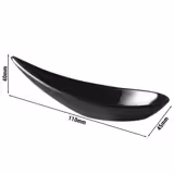(60 szt.) Łyżka fingerfood - MING HING - Melamina - 110x45x40mm - Czarny
