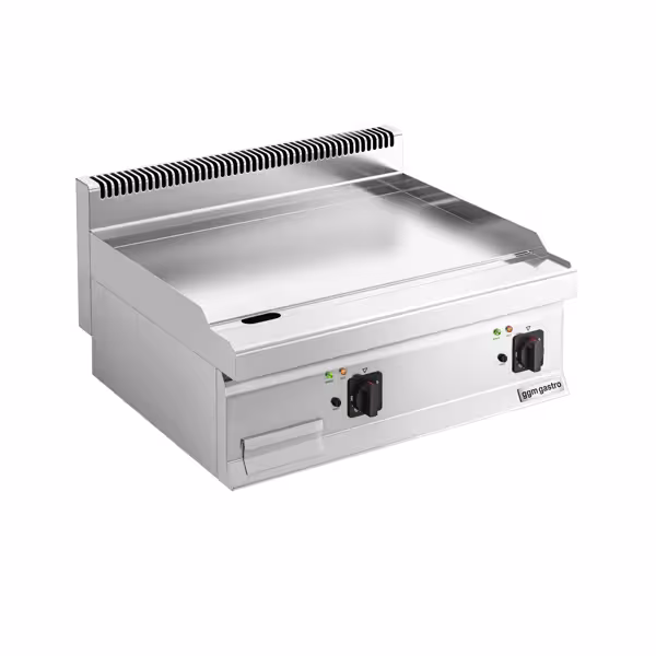 Elektromos rostlap - 7,1 kW - Sima - Sütőfelület: 795x500 mm - asztali - Professzionális