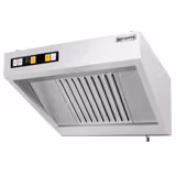 Commercial Wall-Mounted Extraction Canopy - with Motor - 800mm - Speed Controller, Baffle Filters & LED Lighting