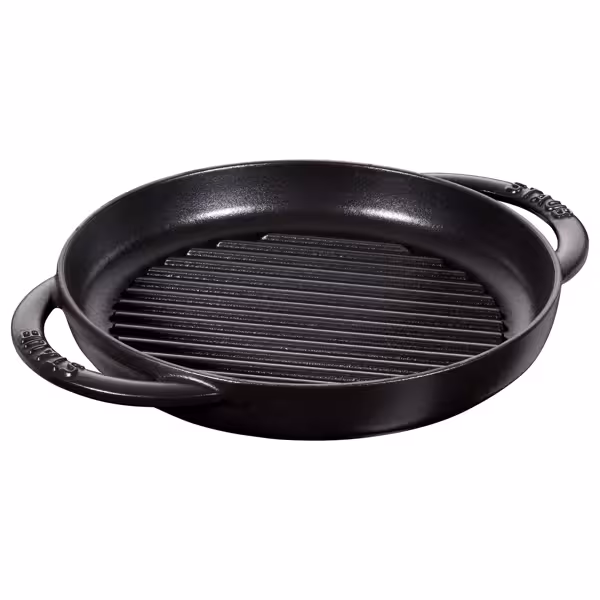 STAUB | GRILL PANS - Pure Grill - Ø 230mm - Gietijzer - Zwart