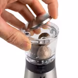 PEUGEOT | DAMAN - Nutmeg mill - Stainless steel/acrylic - Height: 150mm