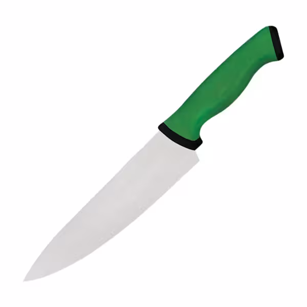 Koksmes - Lemmet: 210mm - recht - RVS