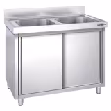 Mueble fregadero PREMIUM - 1000x700mm - con 2 lavabos en el centro