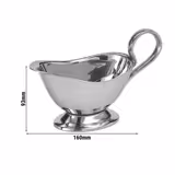 (6 szt.) Dozownik do sosów z pompką - PROFI - 0,12L - 160x72x93mm - Stal nierdzewna 18/8