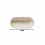 (24 st) Skål - TEOS - Porslin - oval - Ø 160 mm - stapelbar - creme