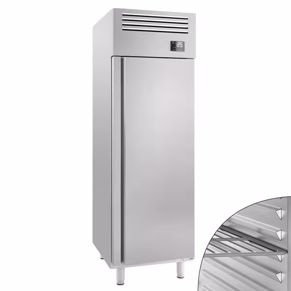 Холодильник Нержавеющая сталь PREMIUM PLUS - GN 2/1 - 560  л - с 1 Дверью