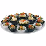 (6 pcs) Dipping Pot - PURE - Melamine - 90ml - round - Ø90mm - White