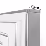 Voorraadkoelkast PREMIUM - 345l - met 1-deurs dichte deur & 5 roosters