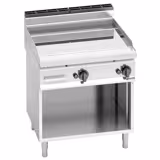 Gasbakplaat - 13,8kW - Glad - Bakoppervlak: 795x500mm - met open onderbouw
