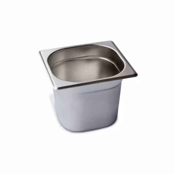 Stainless Steel Gastronorm Pan GN 1/6 - Depth: 199mm