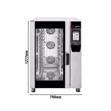Forno combinato a vapore - Touch - 10x EN 600x400 o 10x GN 1/1 - incl. sistema di lavaggio e sensore di temperatura