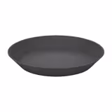 (12 pièces) Assiette Réutilisable - Ronde - Gris