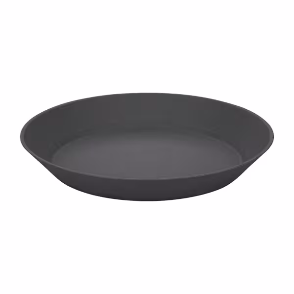 (12 szt.) Talerz płytki - Poliwęglan - Ø 240mm - Szary