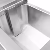 Friteuse à induction - 8 litres - 3,5 kW - avec robinet de vidange