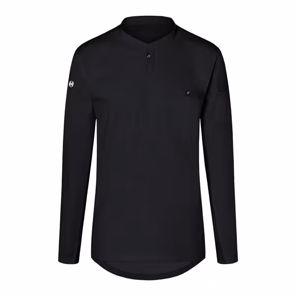 (6 Stück) KARLOWSKY | Langarm Herren Arbeitsshirt Performance - Schwarz - Größe: XS