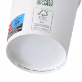 (1000 pezzi) Bicchiere di carta - 200ml - 8 oz - Ø 80mm - Bianco