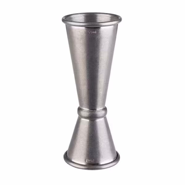 (6 adet) Jigger - İki Ölçekli - 2,5/5cl - ara çizgiler 1,5/3,5cl