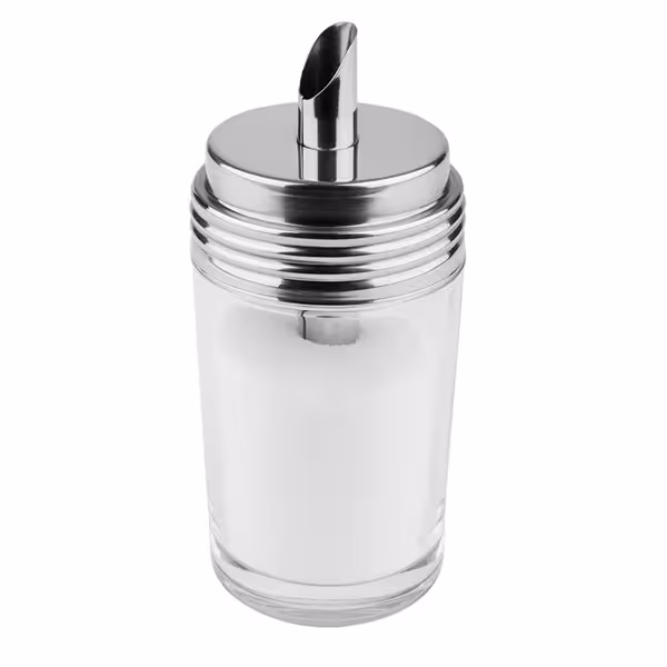 (6 peças) Distribuidor de açúcar - vidro - 200 ml - com tubo doseador