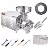 Commercial Electric Grain Mill Grinder - 80kg/h - adjustable fineness - 1500rpm