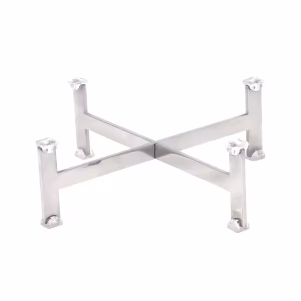 Buffetstandaard - RVS - 210x210mm - Hoogte: 70mm - passend voor borden ≥Ø210mm