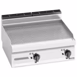 Fry Top elettrico - 9,6 kW - Scanalato