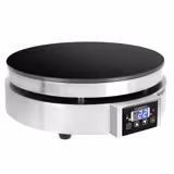 Elektrikli Krep Makinesi - Dijital Kontrol - Şekil: Krep - 1 Pleyt - Ø370mm