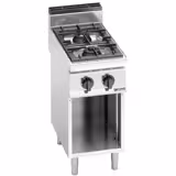 موقد غاز قائم بذاته LORENZO 700 - 400x714x1.070mm - 14 kW - 2 شعلات - خزانة قاعدة مفتوحة