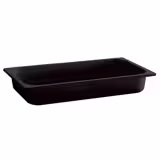 (6 pz) Bacinella GN in melamina GN 1/1 - ECO - nero - 10,6 L - Altezza: 100mm