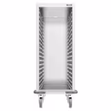 RVS Regaalwagen voor dienbladen - voor 18 dienbladen 60x40cm - met geluidsarme zwenkwielen