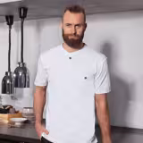 (6 pièces) KARLOWSKY | Chemise de travail manches courtes homme Performance - Blanc - Taille : 3XL