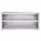 Pensile a giorno in acciaio inox PREMIUM - 1600x400mm - a giorno (senza ante) - 650mm di altezza