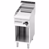 Fry Top a gas - 6,9 kW - Liscio - con finitura lucida