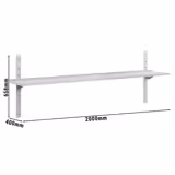 Wandborde ECO - 2000x400mm - mit 1 Etage