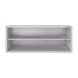 Pensile a giorno in acciaio inox ECO - 1800x400mm - a giorno (senza ante) - 650mm di altezza