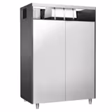 Lednice Nerezová ocel PREMIUM - GN 2/1 - 1 400 l - až +8 °C - s 2 dveře - EVCO displej; Umluft; Automatické odmrazování; Samozavírací dveře; Vnitřní osvětlení