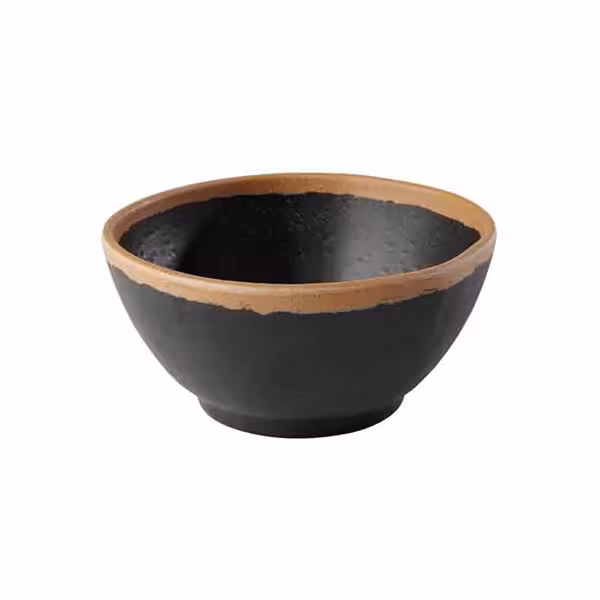 (6 piezas) Bol - CROCKER - Melamina - 0.37 litro - Ø 125mm - Marrón/Terracota