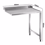 Table de sortie - 900mm - Montage à droite - pour DSOZ445N
