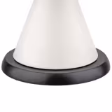 (4 pz) Lampada da tavolo LED ricaricabile - CONE MINI - dimmerabile a 3 livelli - IP54 - per interno/esterno - Ø130mm - Bianco Whisper