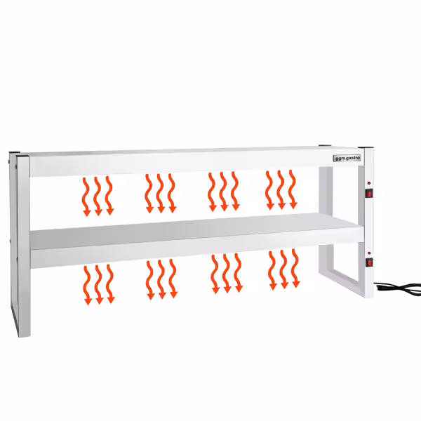 Ponte térmica - 1800x300mm - com duas prateleiras - altura 650mm