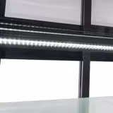 Hűtött és süteményes vitrin - 900mm - dupla üvegezéssel - 3 polccal