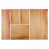 (6 st) GN-bricka OAK LIGHT - Melamin - GN 1/2 - Höjd: 15 mm - Brun - Stapelbar