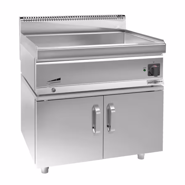 Commercial Electric Bain Marie 2x GN 1/1 Stand Unit ECO - 2.40 kW - 85 °C Max - Safety Thermostat - Splash Guard