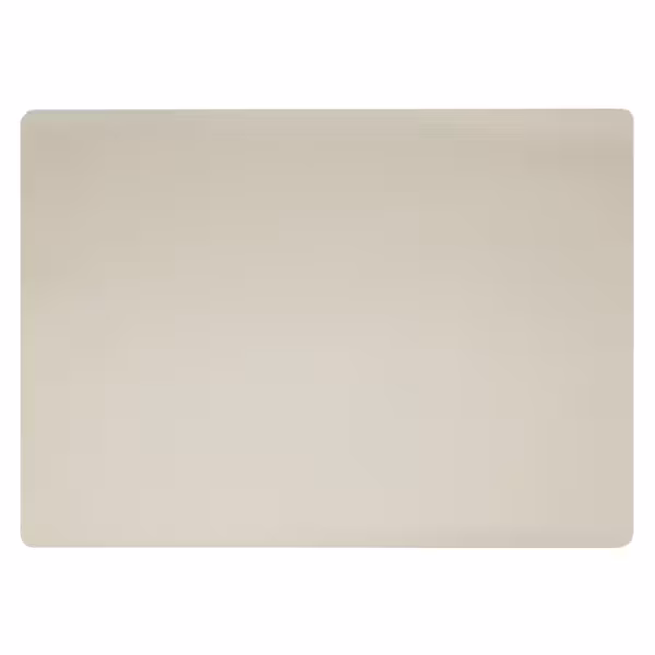 (12 pcs) Set de table simili cuir James - Réutilisable - 33x46cm - Taupe
