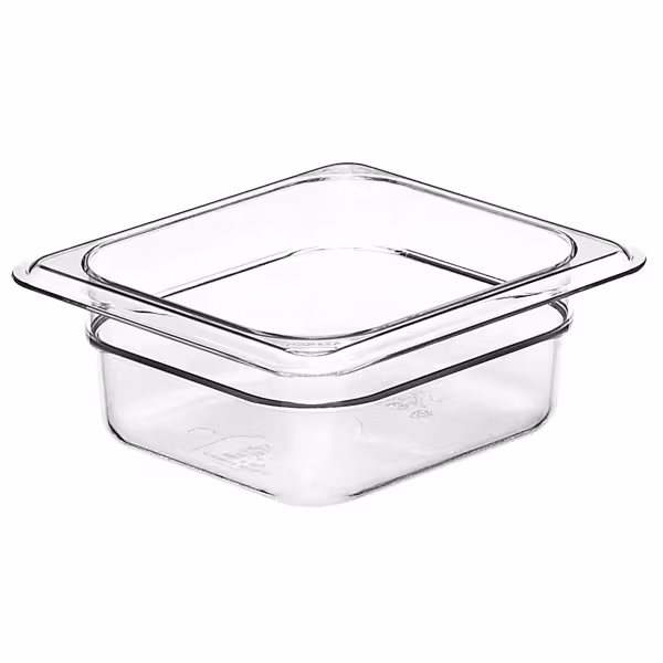 (6 stuks) CAMBRO | Camview® - Copolymeer Gastronormbak 1/6 - Helder - Hoogte: 65mm - BPA-Vrij