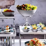 Alzata per buffet - ASIA PLUS - Acciaio inox - Altezza: 200mm