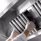 Commercial Wall-Mounted Extractor Hood – 3600mm – with Baffle Filters & Lighting