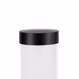 Dispensador de cereais profissional - por alavanca - Ø120mm - 1 recipiente em plástico alimentar - base em aço inoxidável - Preto